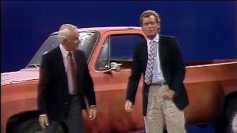 Johnny Carson steals David Letterman's truck #tonightshow #johnnycarson #davidletterman