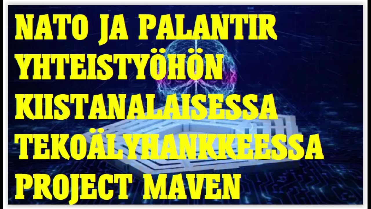 NATO ja Palantir yhteistyöhön kiistanalaisessa tekoälyhankkeessa Project Maven