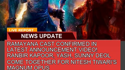 Ramayana Cast Confirmed in Latest Announcement Vid