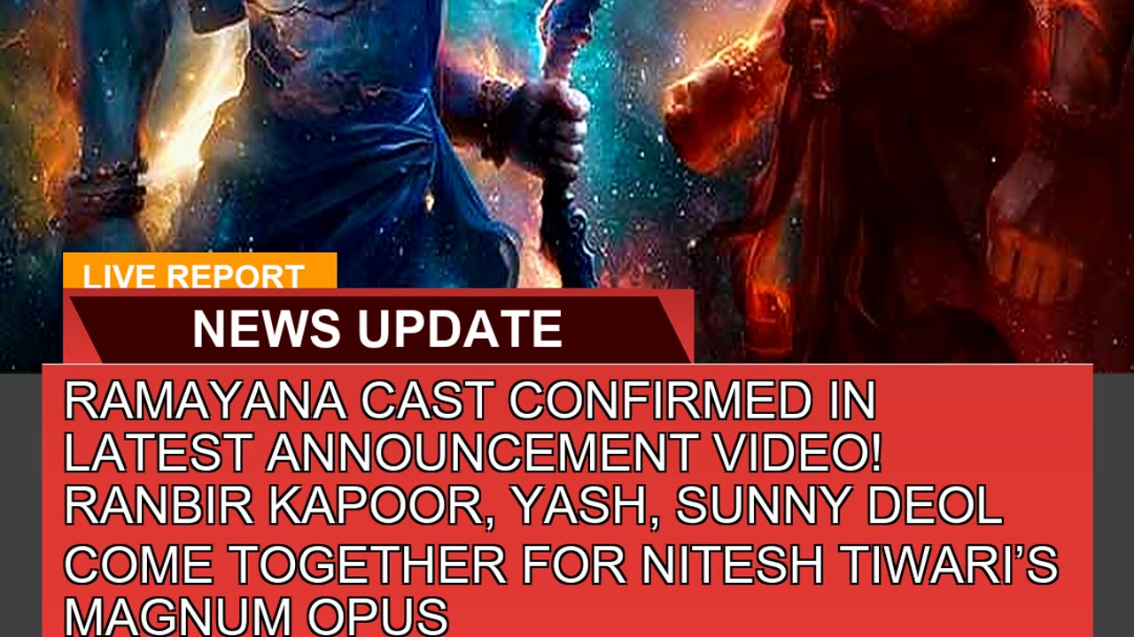 Ramayana Cast Confirmed in Latest Announcement Vid