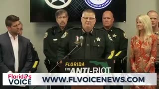 Watch this Florida sheriff put violent rioters ON NOTICE... he is NOT playing around
