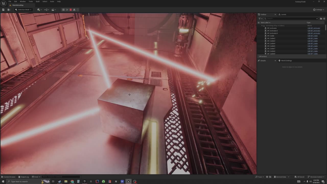 UE5 Puzzle Game Environment Demo