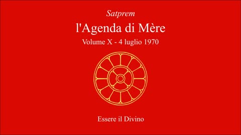Satprem - l'Agenda di Mère - V11 - 1970-07-04 - Essere il Divino