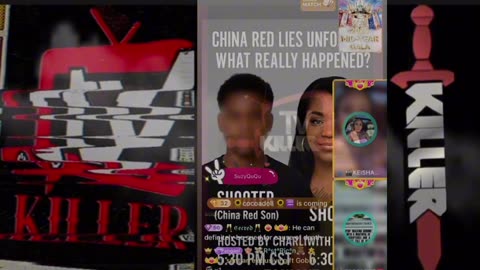 CHARLI GOT HIS FOOT ON CHINA RED NECK ABOUT HER SON SHOOTING
