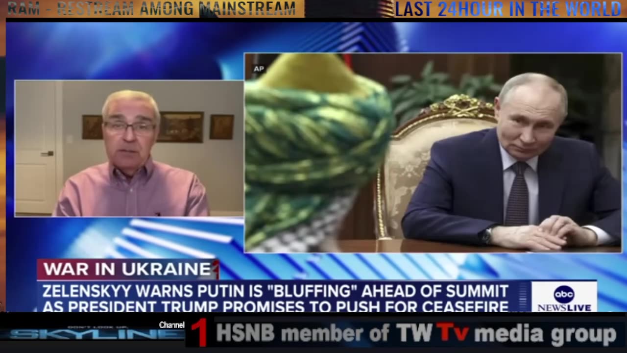 HSNB Skyline Channel 8 - live reatsream from Eutelsat9b