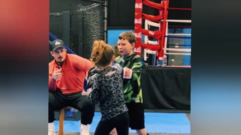 Hilarious Kids Boxing Match That Ends in Laughter!