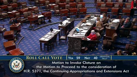 SENATE FLOOR PROCEEDINGS NOV 9 END OF SESSION SECTION