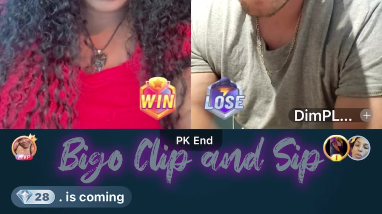 Moet lines Dimples n light weight flirted with him 6/14/25 #bigoclipandsip