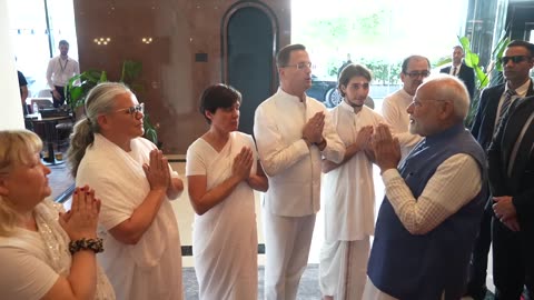 Prime minister of India get's special welcome from Croatia #usa
