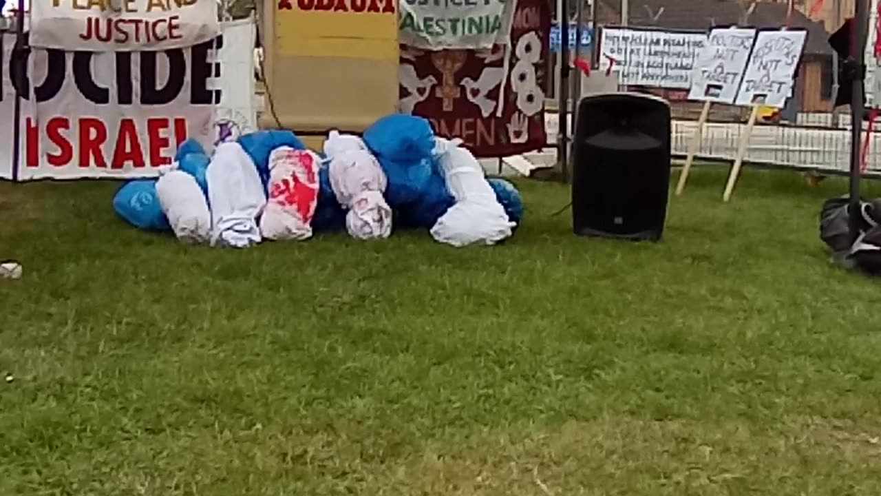 Cambridge STW speaker at "War Crimes & Genocide Day" #PeaceCamp2025