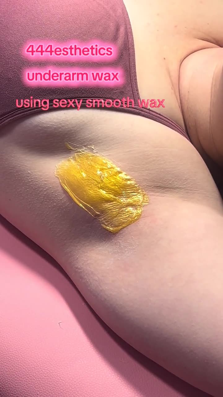 Underarm Waxing Demo with Sexy Smooth Golden Allure Hard Wax | @www.444jordyn.com Professional