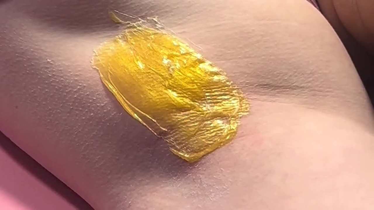 Underarm Waxing Demo with Sexy Smooth Golden Allure Hard Wax | @www.444jordyn.com Professional