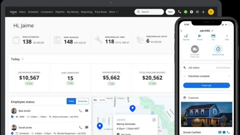We Grew From 13 to 42 Employees Using This App (Field Service Software Demo)