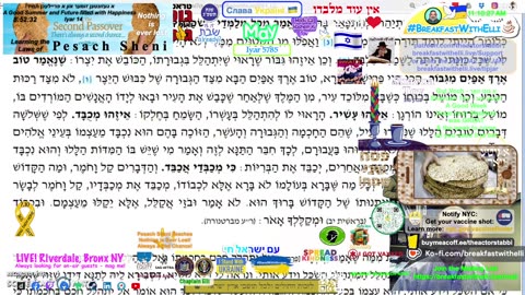 SHOW NOTES: Breakfast with Elli - FRIDAY - 9 May 2025 - 11 Iyar - 5785
