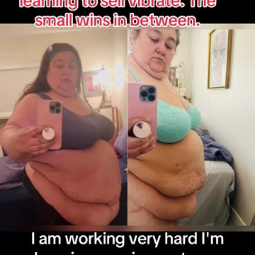 Her consistency for weight loss is admirable