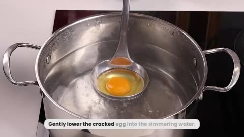 A perfectly poached egg in minutes😋