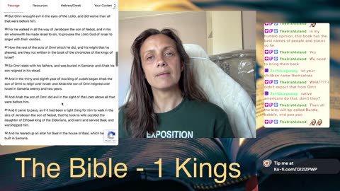 The Bible! 1 Kings 12 to 17