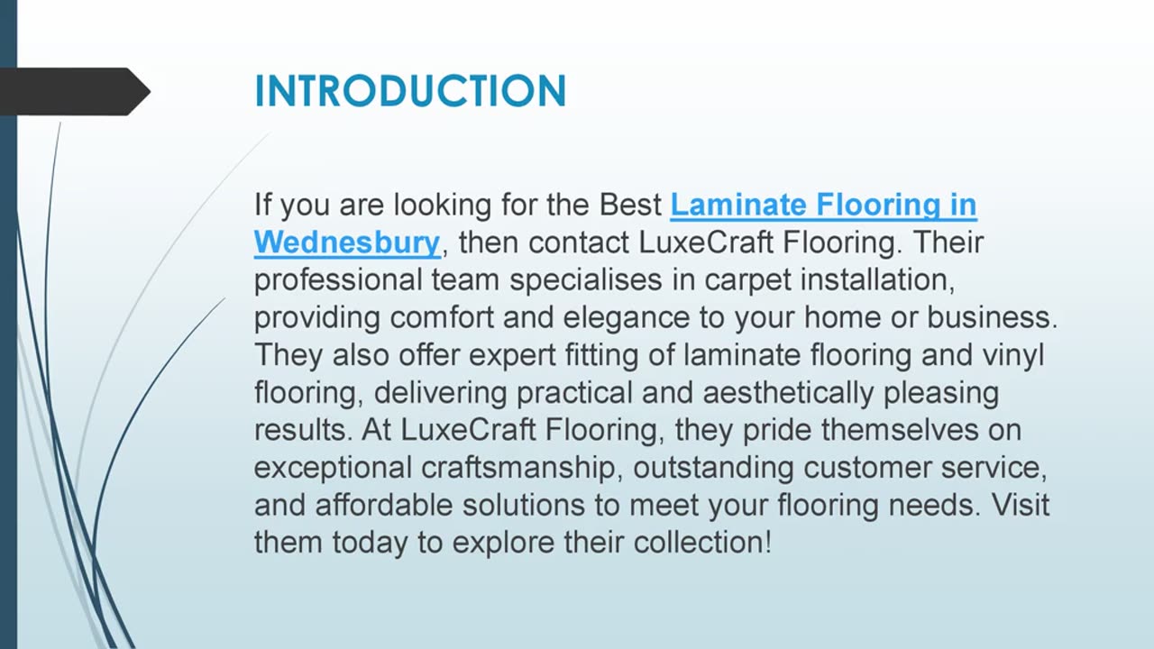 Best Laminate Flooring in Wednesbury