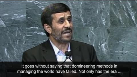 President of Iran has accused the US government of orchestrating the 9/11 attacks to prop up Israel.