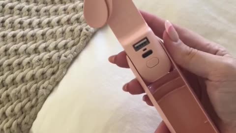 JISULIFE 3-in-1 Mini Fan – Portable Cooling with Power Bank & Flashlight 💨🔋🎀