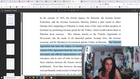 Haavara Agreement.. Pro Palestine Freaks Accuse Jews of Collaborating With Hitler., pt1