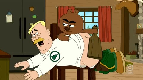 Brickleberry - 2x10 - Malloy capo gang Spanking
