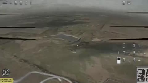 A unique video in which a Ukrainian FPV drone shoots down a Russian winged drone "Molniya",