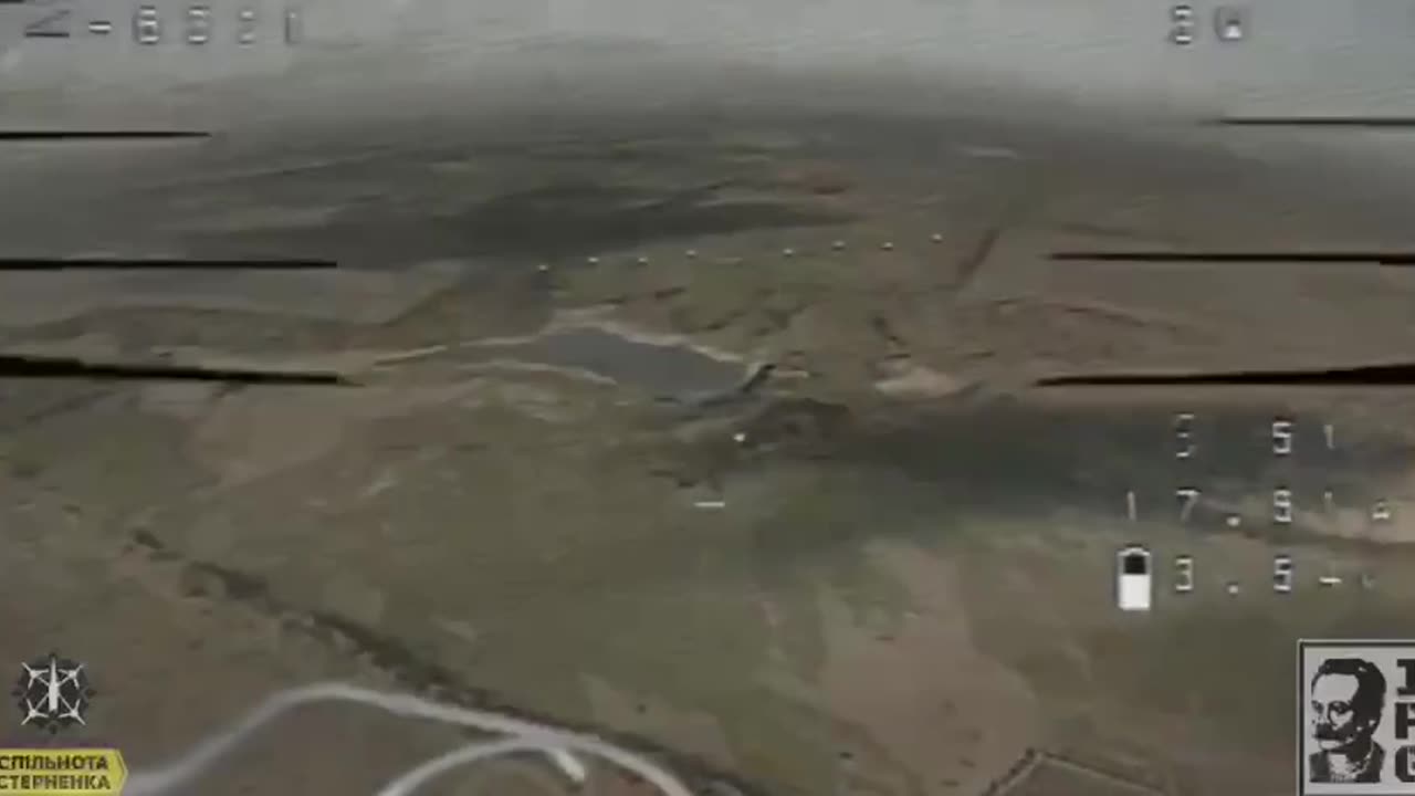 A unique video in which a Ukrainian FPV drone shoots down a Russian winged drone "Molniya",