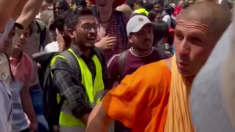 Jagannath Ratha Yatra festival in Munich, Germany July 2025