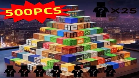 A must-have product! 500pcs DIY Magnetics Building Blocks Mini World Magnetic World Kids DIY Model