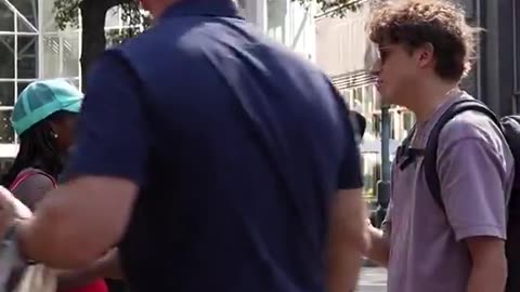 This kid is brave