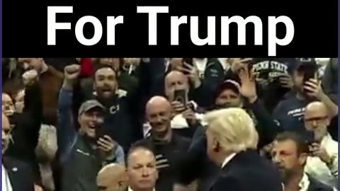 Crowd Roars For Trump