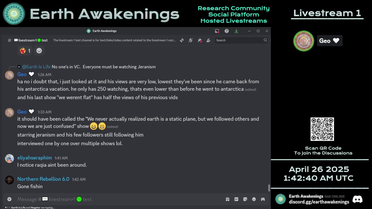 Earth Awakenings - Livestream 1 - #3131