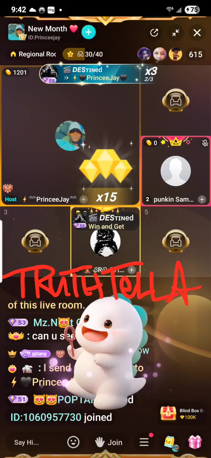 PRINCEJAY NIGHTCAP PANEL ON MESSY CALLER HEAD