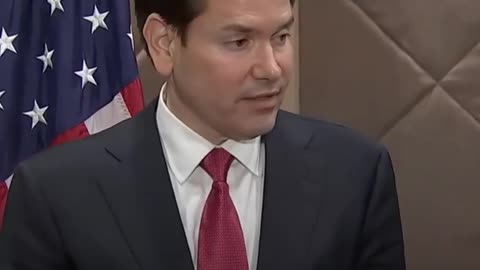 Marco Rubio: Estamos 100 % motivados por lograr la paz