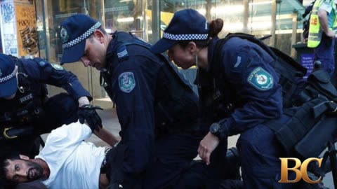 Australia police defend actions after violence at protest over Israeli president visit