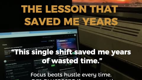 The Lesson That Saved Me Years