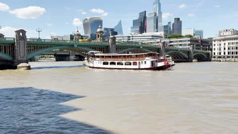 Paddle Steamer on River Thames