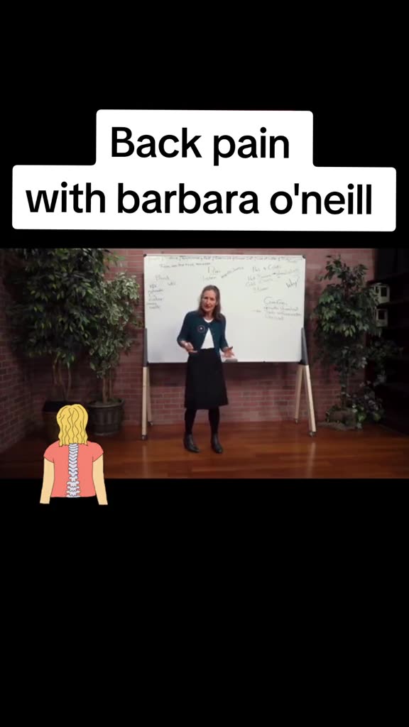 Barbara O’Neill -Back pain
