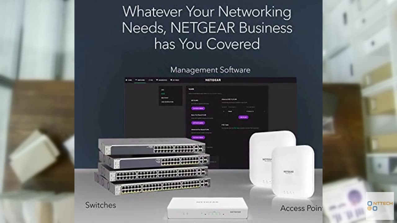 NETGEAR 8-Port PoE+ Gigabit Ethernet Unmanaged Essentials Switch (GS308PP) - wit