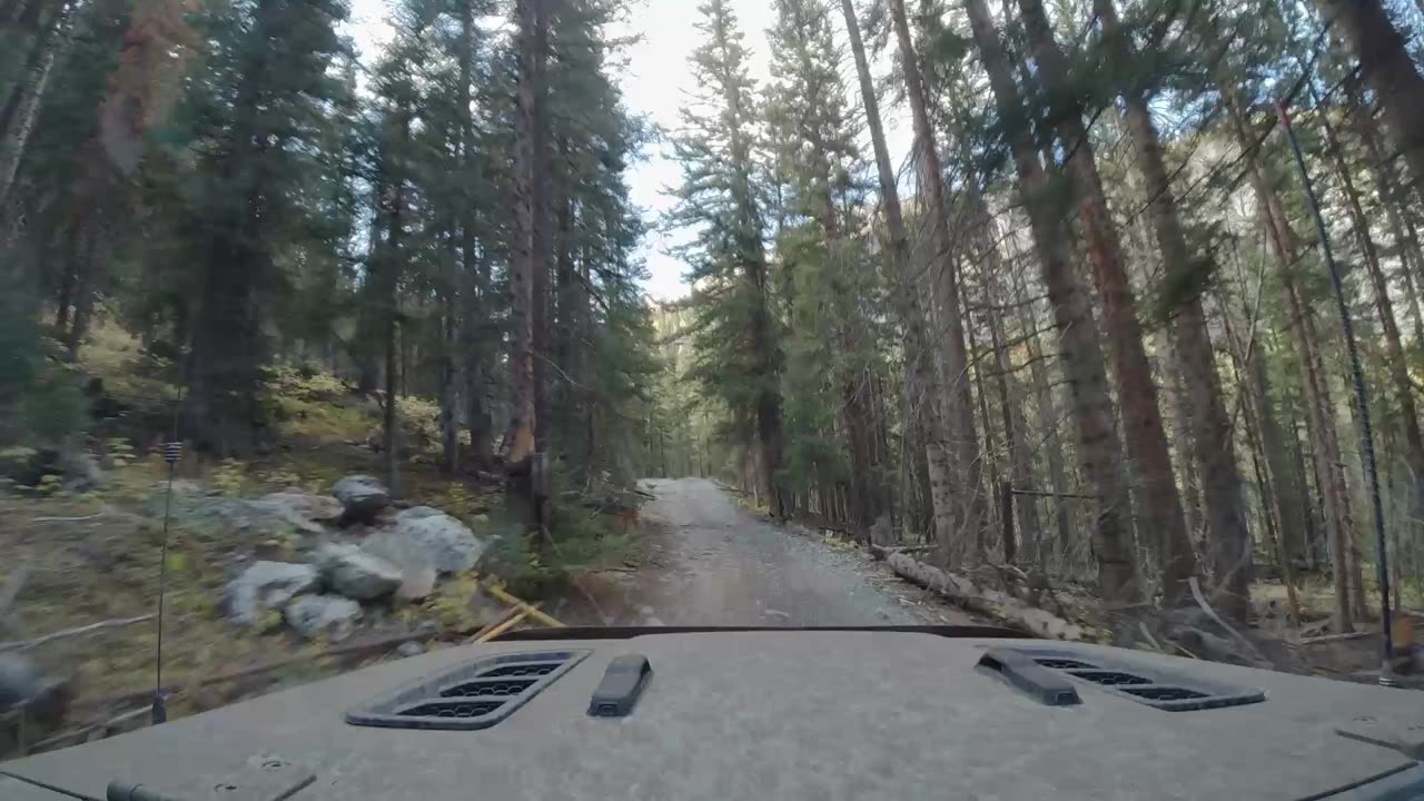 Camp Bird Mining Road - Oct 2023