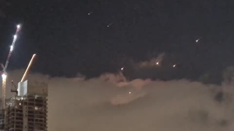 From the barrage minutes ago
