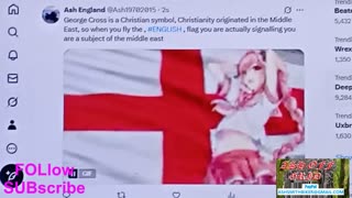 #faith , not , #nation, George Cross, Christian symbol