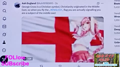 #faith , not , #nation, George Cross, Christian symbol