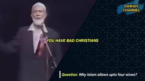 Sheikh Ahmed Deedat's Fitting Reply To Jimmy Swaggart On Polygamy In Islam