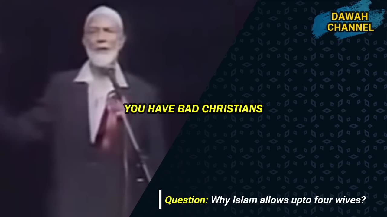 Sheikh Ahmed Deedat's Fitting Reply To Jimmy Swaggart On Polygamy In Islam
