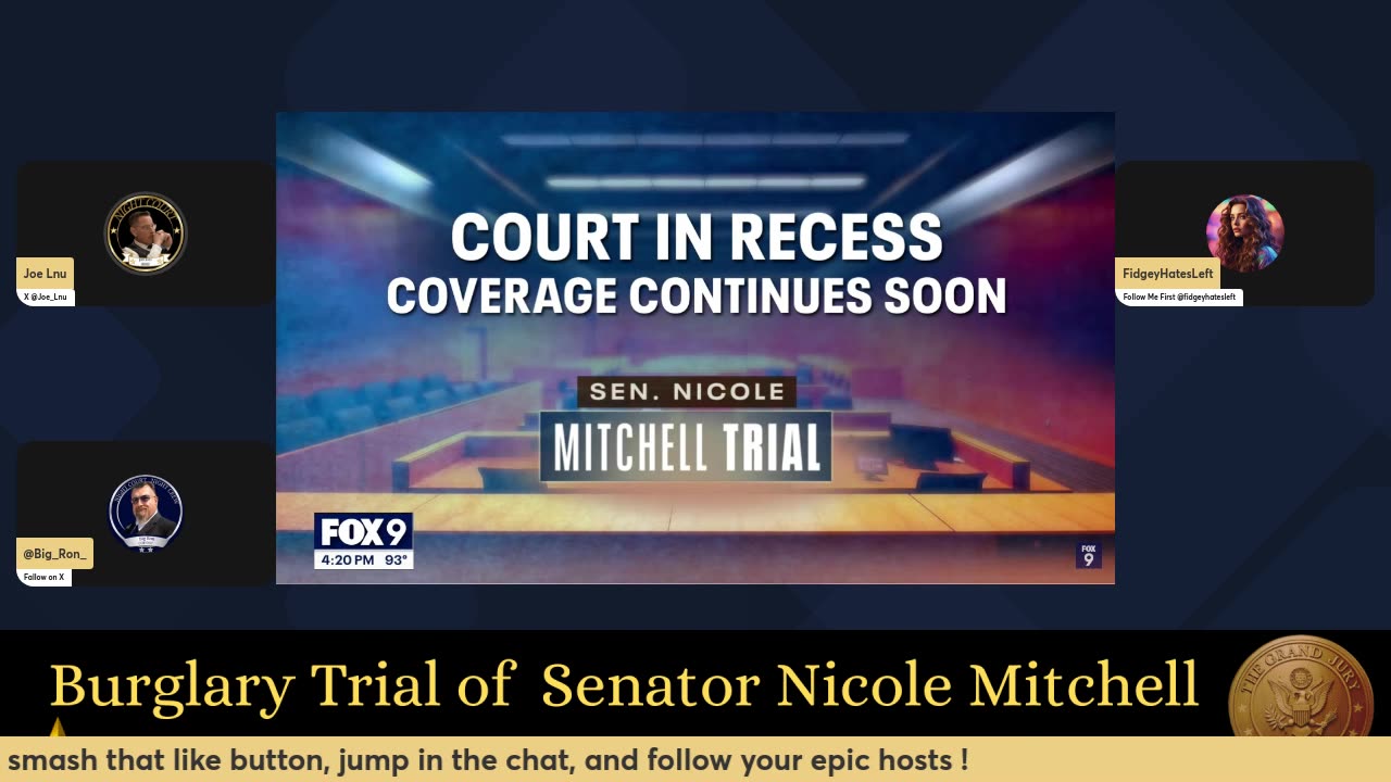 MN Burglar Senator Trial LIve