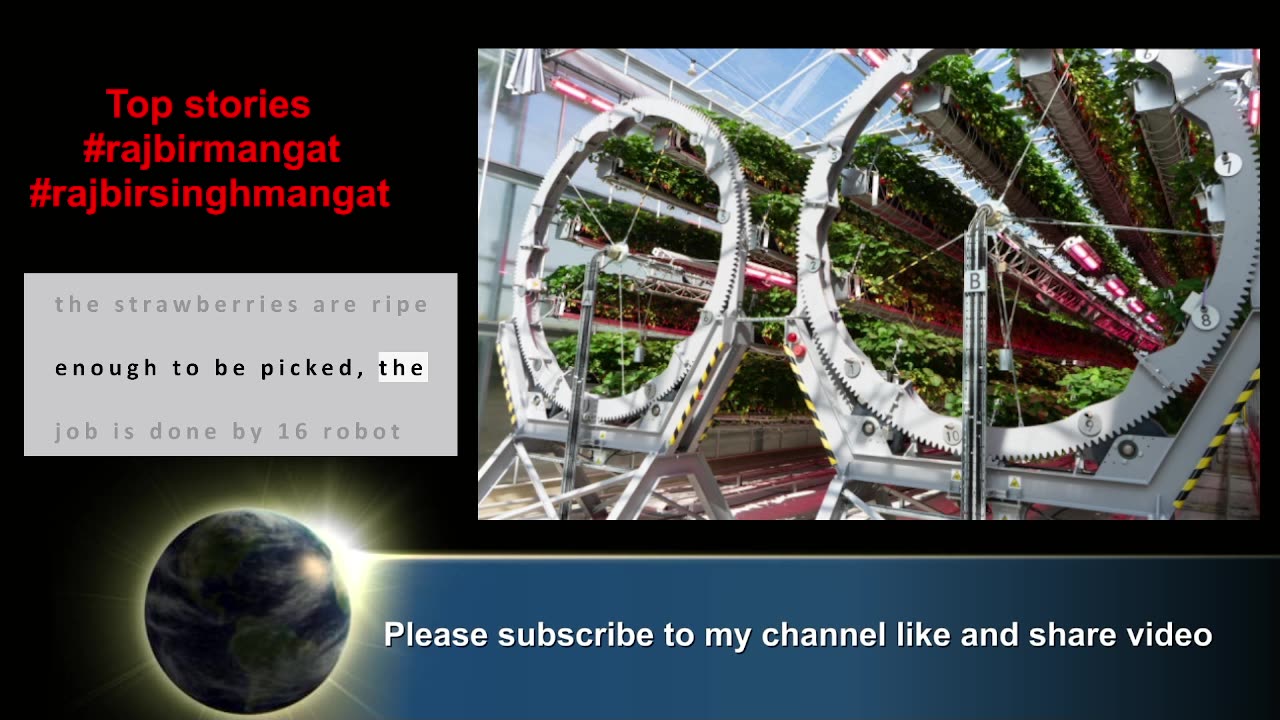 1,000-pound wheels and robots now farming Dyson strawberries