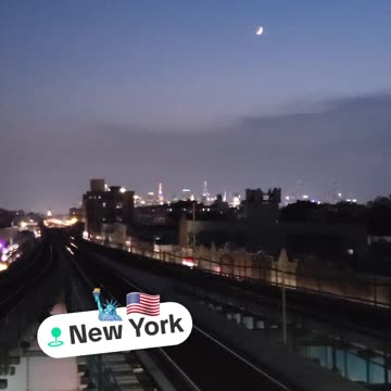 New York City Manhattan America USA Skyline Night