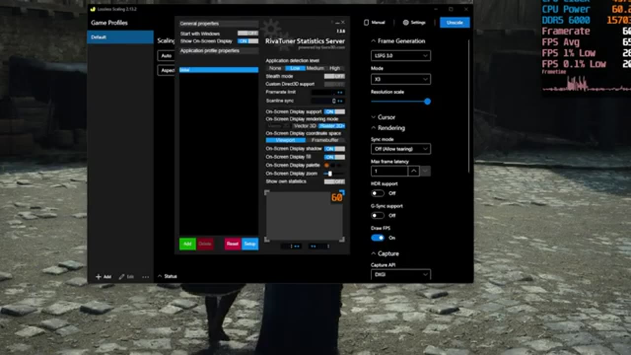 Lossless Scaling for borderless window mode